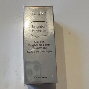 NIB Julep Brighter is Better Pink Oxygen Brightening Nail Treatment 0.74oz./22ml